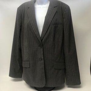 Covington Double Button Pin Stripe Blazer Size 14